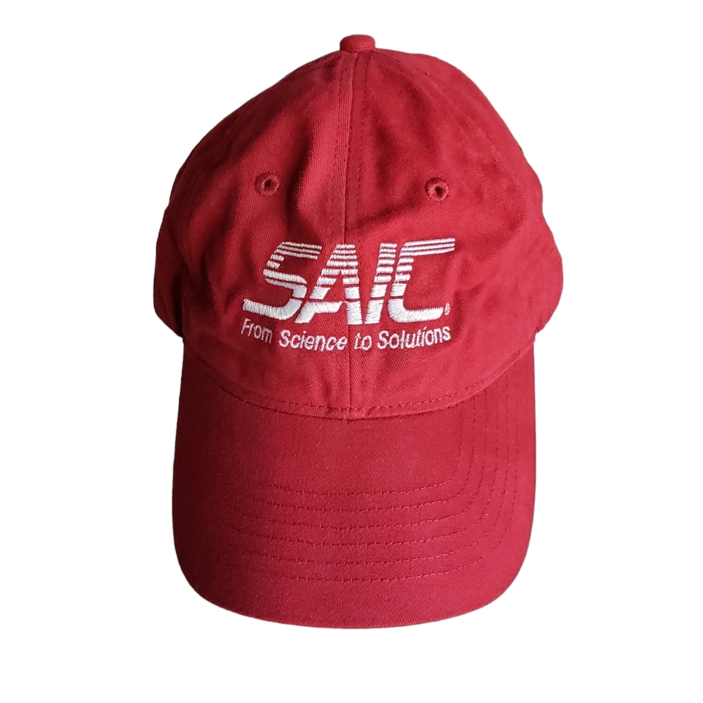 SAIC ULTRA CLUB Hat. Red. 100% Cotton. Classic Cut. Like New!